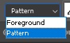 pattern fill sellection tool